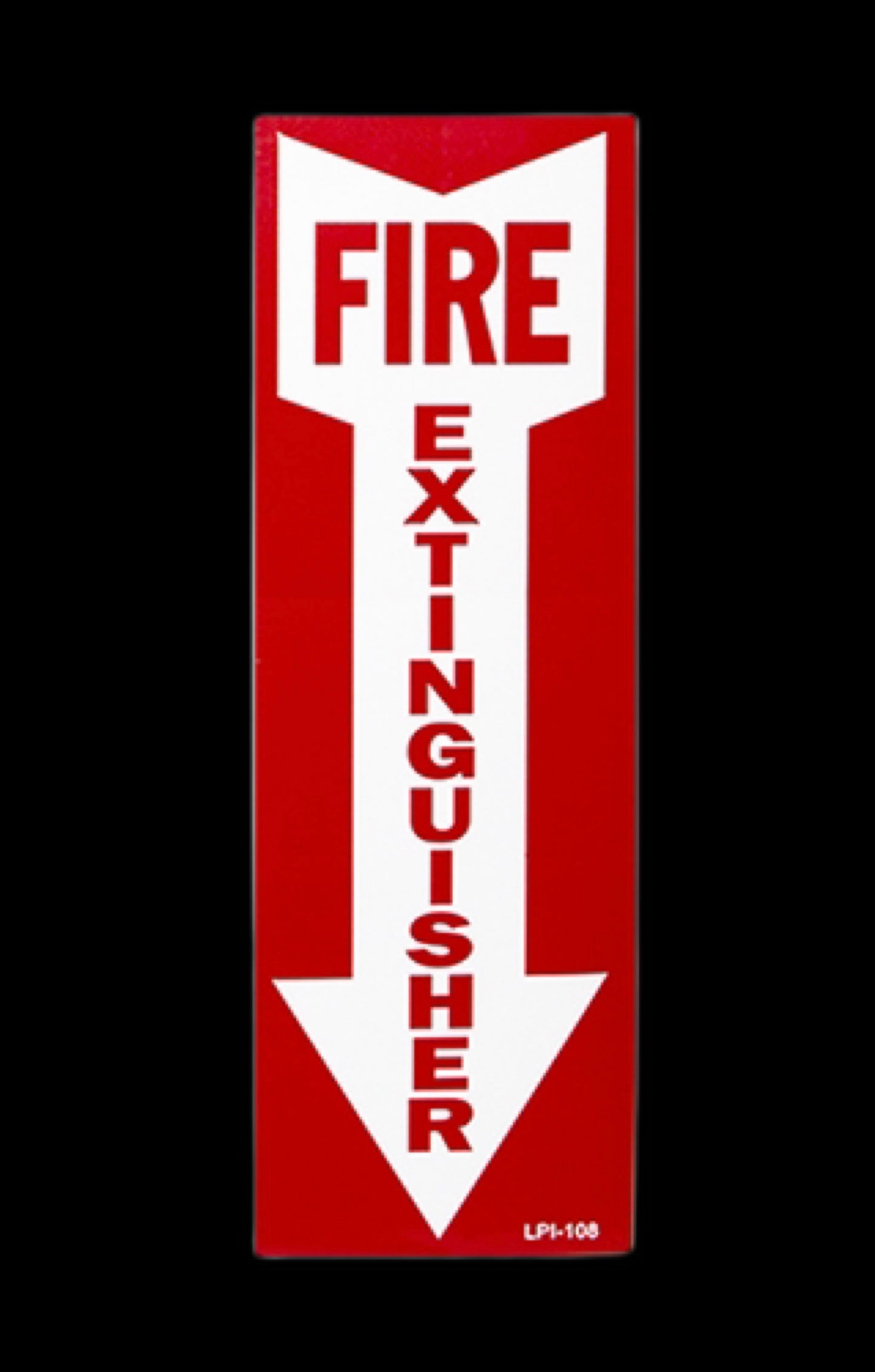 4" X 12" Vinyl Sign with Self Adhesive