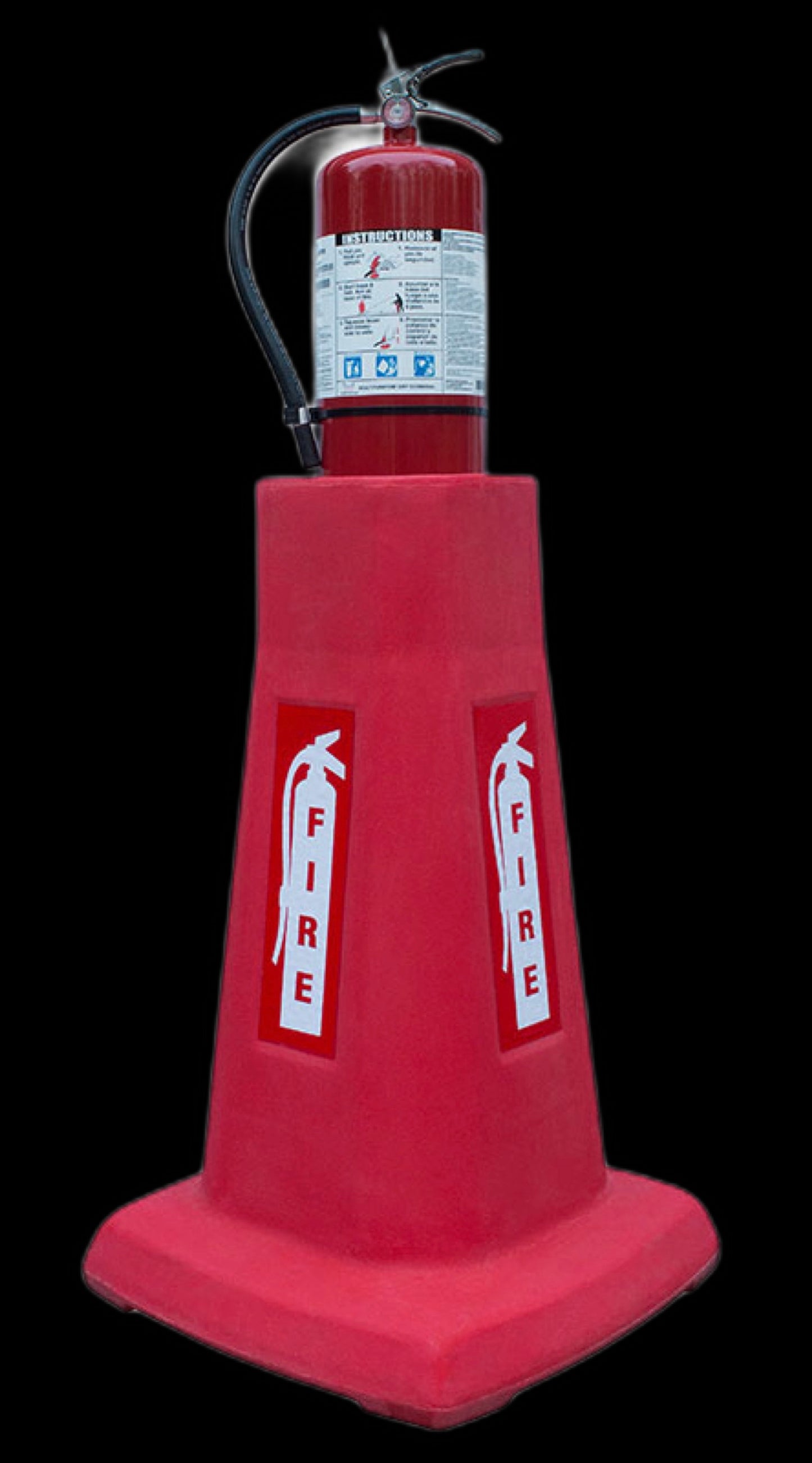 Portable & Stackable Fire Extinguisher Stand