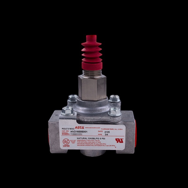 Asco Gas Valve 3/4" Release to Close