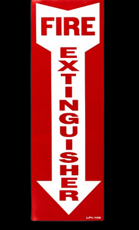 4" X 18" Vinyl Sign with Self Adhesive