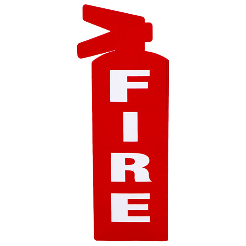 Fire Red Vinyl Self Adhesive Sign