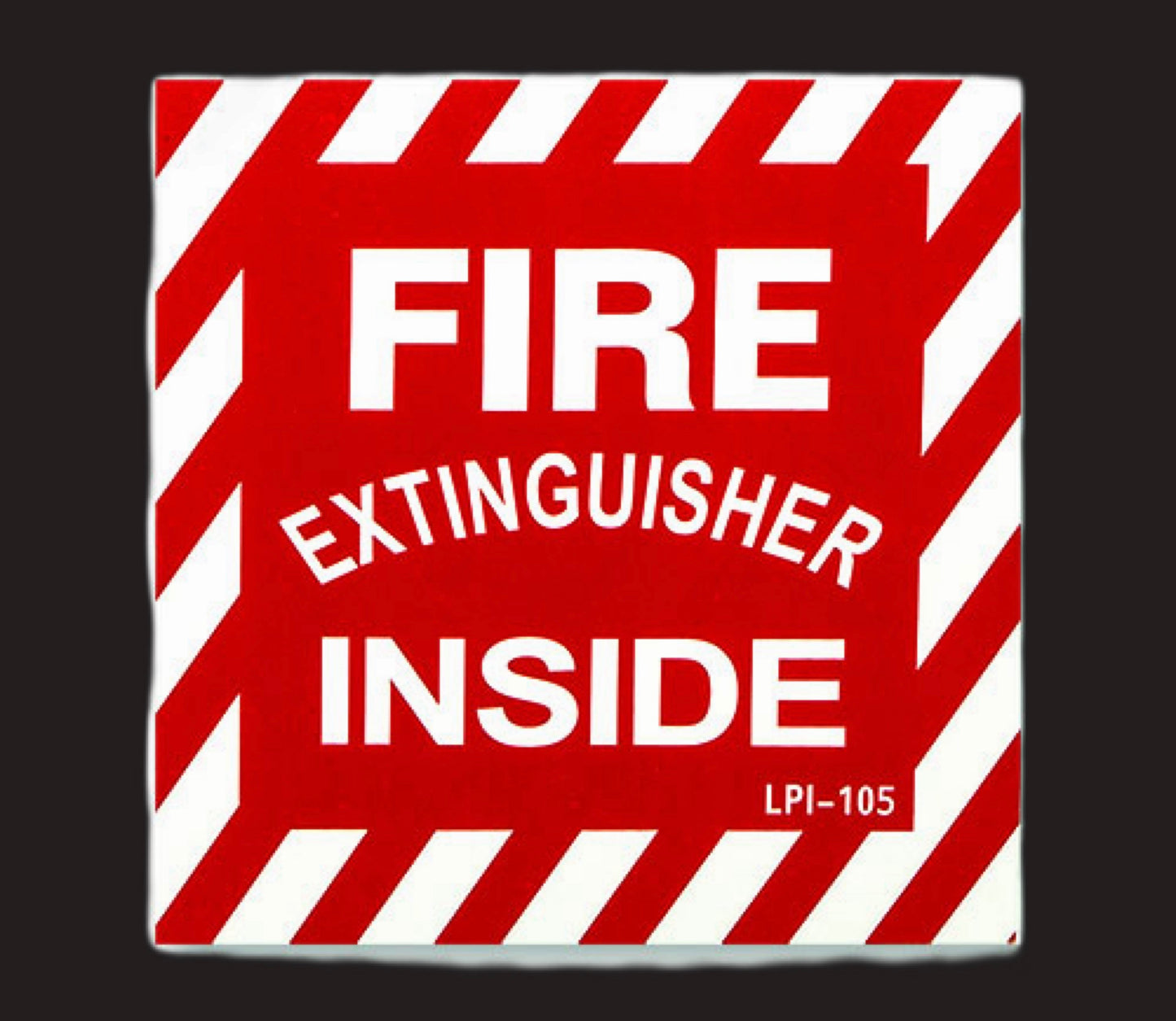 4"x 4" Vinyl Sign with Self Adhesive