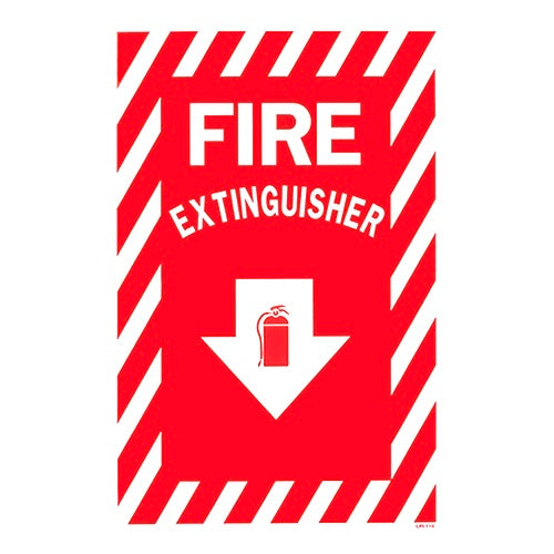 8" x 12" Vinyl Sign with Adhesive