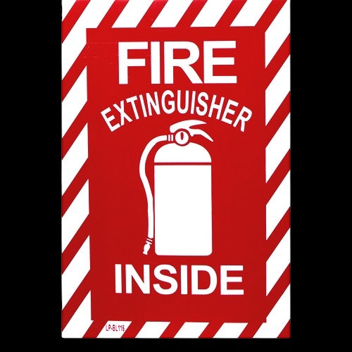 6" x 9" Vinyl Sign with Self Adhesive