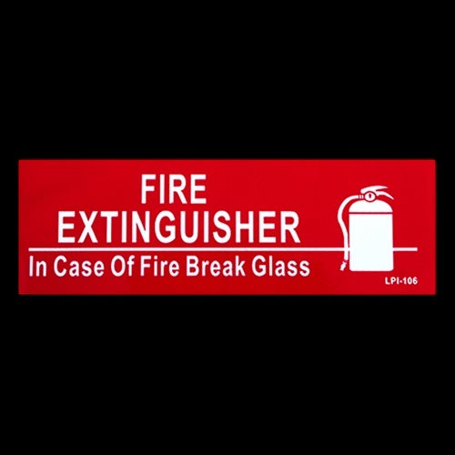 6"x 2" Vinyl Sign with Self Adhesive