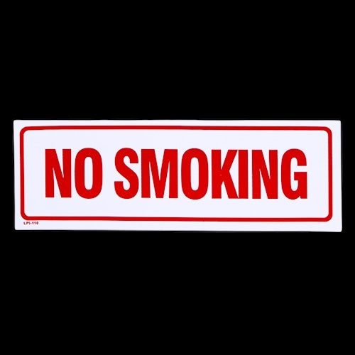 No Smoking Vinyl Self Adhesive Sign