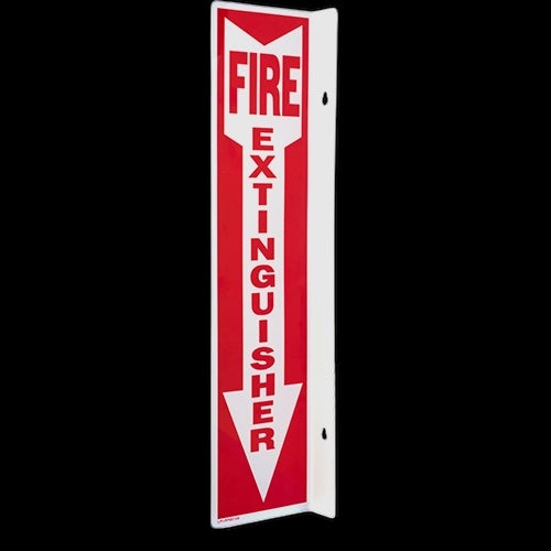 4" x 18" Rigid Plastic 90 Degree Angle Sign