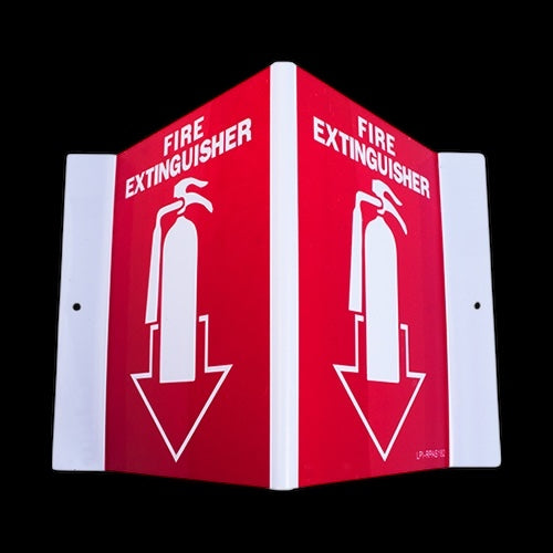 5" x 6" 3D Rigid Plastic Angle Sign
