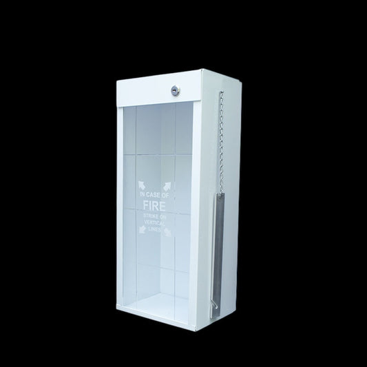 Indoor / Outdoor Metal Fire Extinguisher Cabinet with Metal Striker