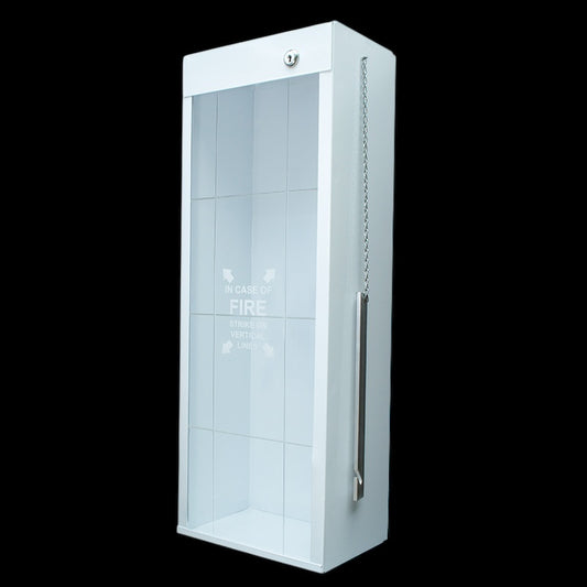 Indoor / Outdoor Metal Fire Extinguisher Cabinet with Metal Striker