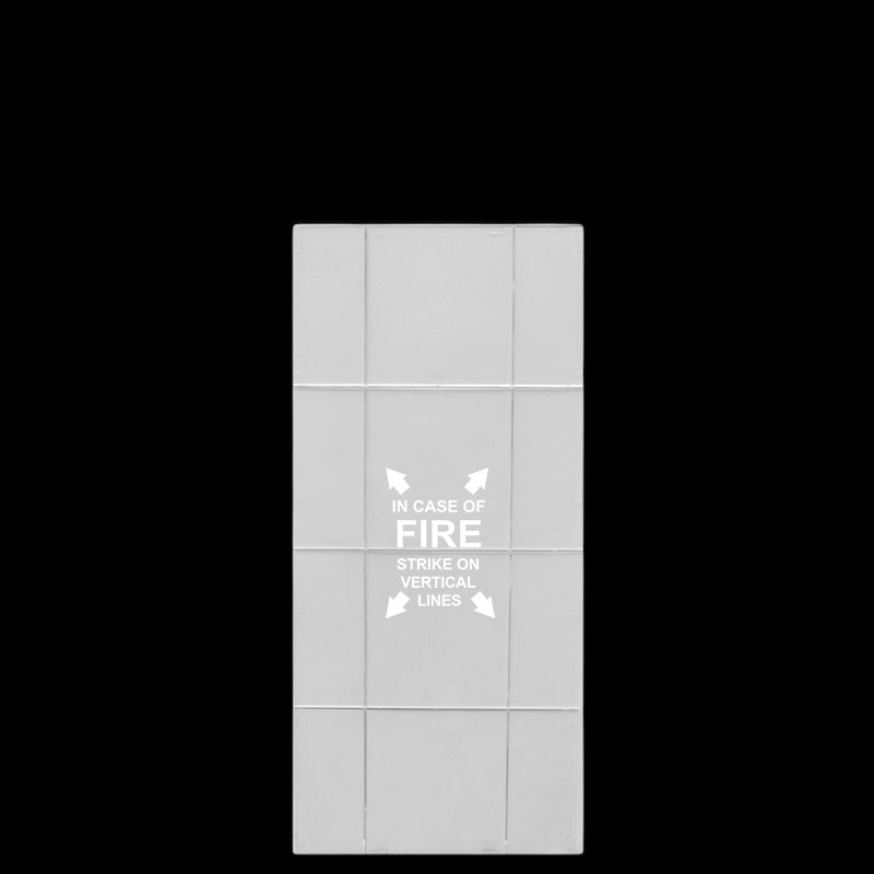 Indoor / Outdoor Metal Fire Extinguisher Cabinet Replacement Panel