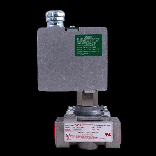 Asco Gas Valve 3/4" Pull to Close