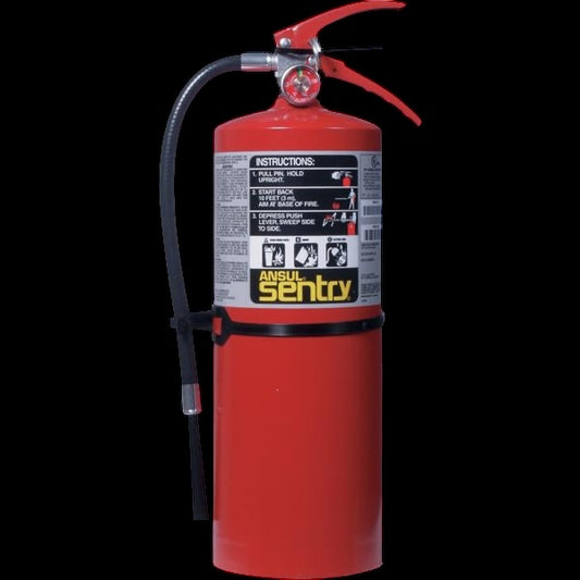 Ansul 10lb Fire Extinguisher with Wall Hook