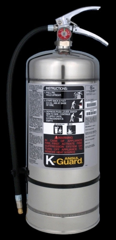 Ansul 6 Liter Wet Chemical Fire Extinguisher with Wall Hanger